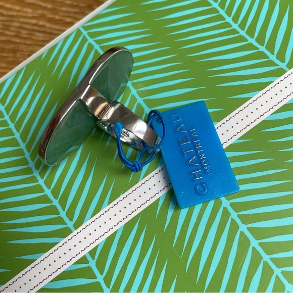 Aventurine Quartz Crystal Statement Ring - Picture 8 of 9